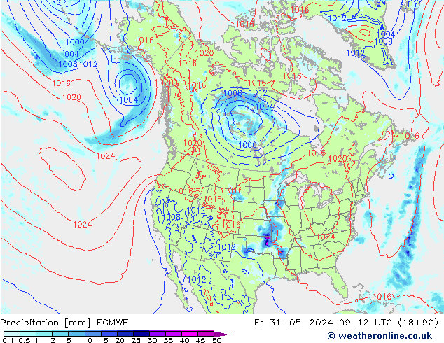 Yağış ECMWF Cu 31.05.2024 12 UTC