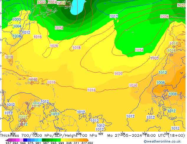 Thck 700-1000 hPa ECMWF Seg 27.05.2024 18 UTC