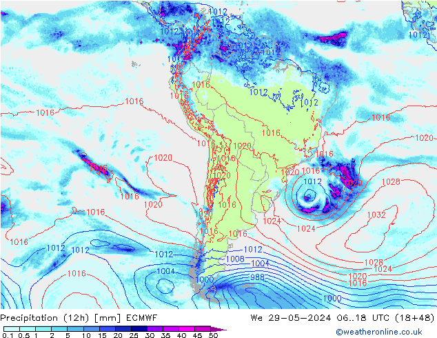  (12h) ECMWF  29.05.2024 18 UTC