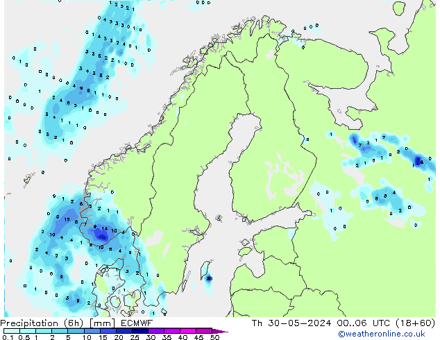 Z500/Regen(+SLP)/Z850 ECMWF do 30.05.2024 06 UTC