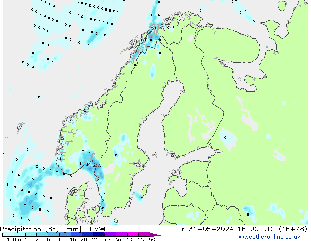 Z500/Rain (+SLP)/Z850 ECMWF пт 31.05.2024 00 UTC