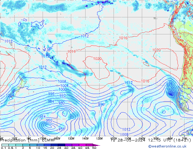 Neerslag ECMWF di 28.05.2024 15 UTC