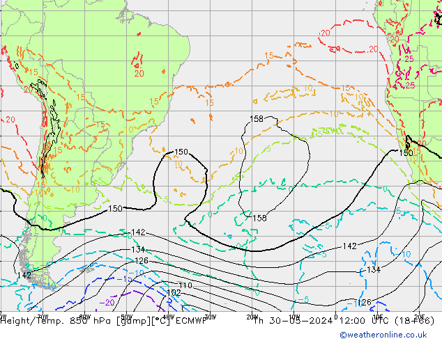 Z500/Regen(+SLP)/Z850 ECMWF do 30.05.2024 12 UTC