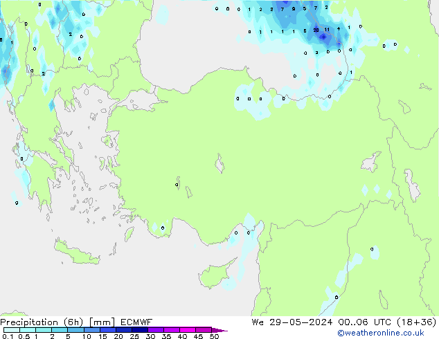 Z500/Rain (+SLP)/Z850 ECMWF We 29.05.2024 06 UTC