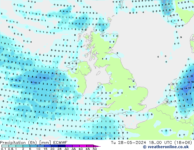 Z500/Regen(+SLP)/Z850 ECMWF di 28.05.2024 00 UTC