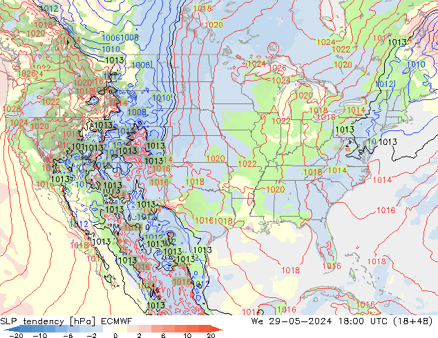 tendencja ECMWF śro. 29.05.2024 18 UTC