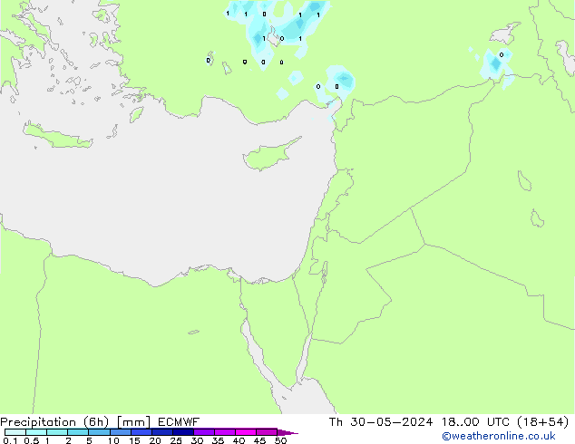 Z500/Rain (+SLP)/Z850 ECMWF чт 30.05.2024 00 UTC