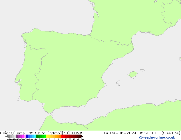 Z500/Rain (+SLP)/Z850 ECMWF Ter 04.06.2024 06 UTC