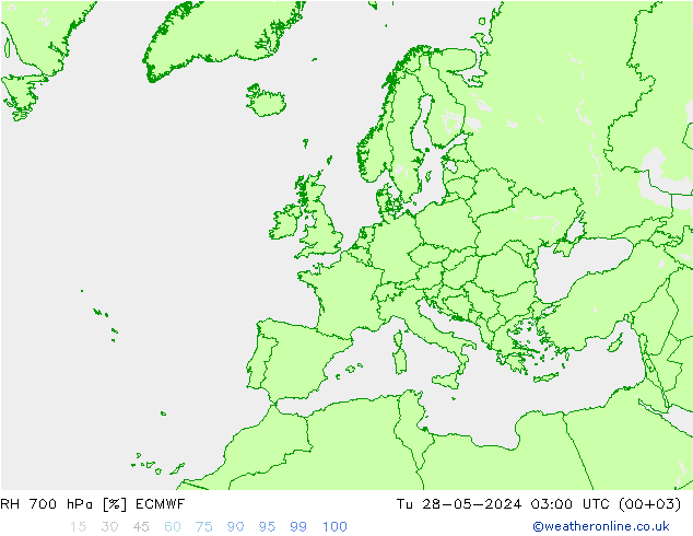 RV 700 hPa ECMWF di 28.05.2024 03 UTC