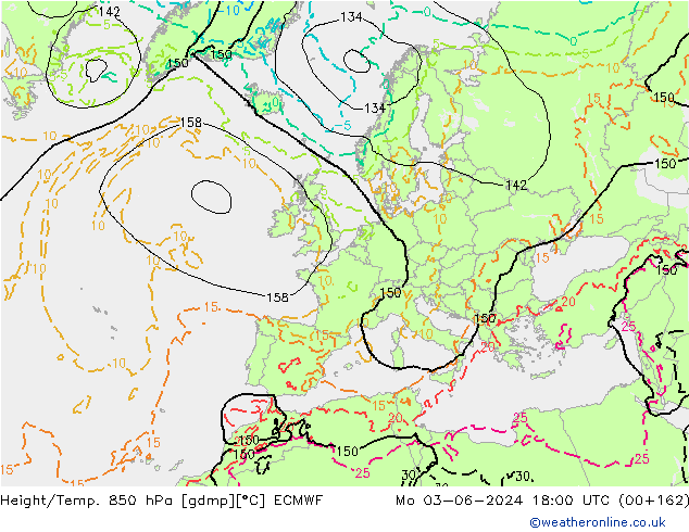 Z500/Rain (+SLP)/Z850 ECMWF Seg 03.06.2024 18 UTC