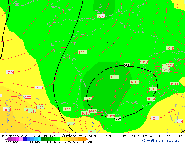 Thck 500-1000hPa ECMWF  01.06.2024 18 UTC