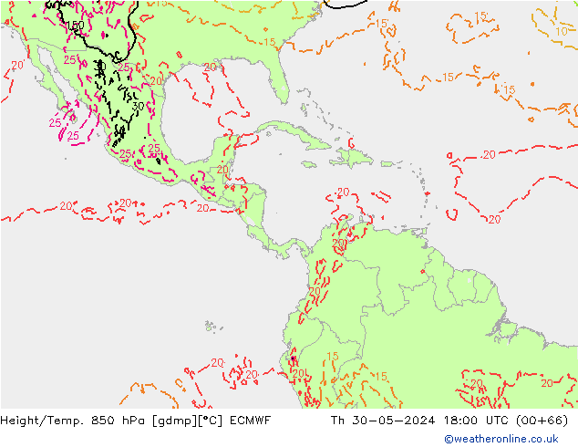 Z500/Regen(+SLP)/Z850 ECMWF do 30.05.2024 18 UTC