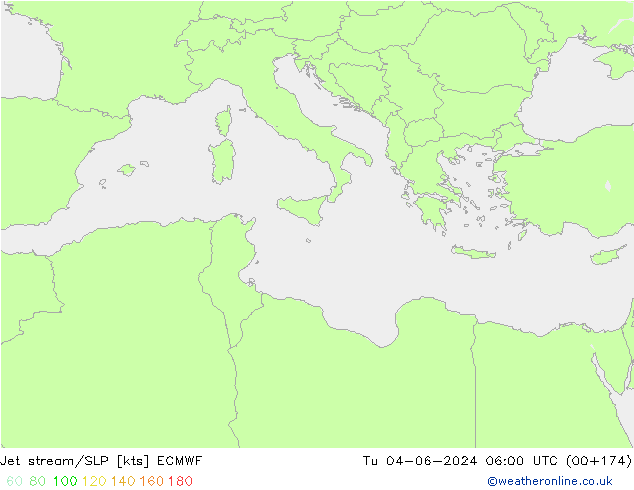Courant-jet ECMWF mar 04.06.2024 06 UTC