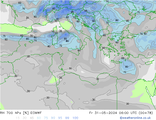 700 hPa Nispi Nem ECMWF Cu 31.05.2024 06 UTC