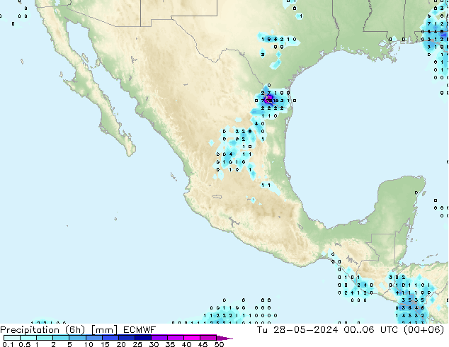 Z500/Rain (+SLP)/Z850 ECMWF  28.05.2024 06 UTC