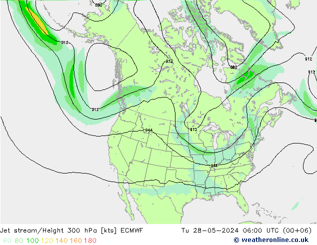 Polarjet ECMWF Di 28.05.2024 06 UTC