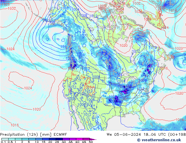 осадки (12h) ECMWF ср 05.06.2024 06 UTC