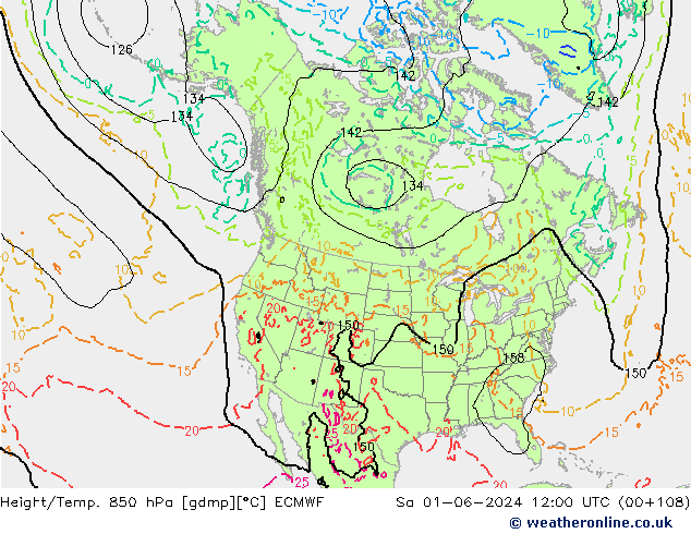 Z500/Rain (+SLP)/Z850 ECMWF  01.06.2024 12 UTC