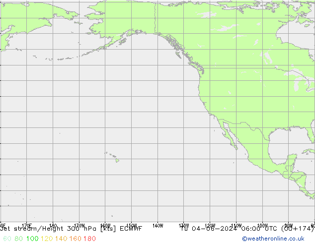 Straalstroom ECMWF di 04.06.2024 06 UTC