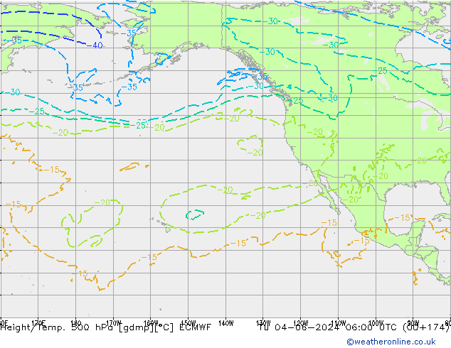 Z500/Rain (+SLP)/Z850 ECMWF Tu 04.06.2024 06 UTC