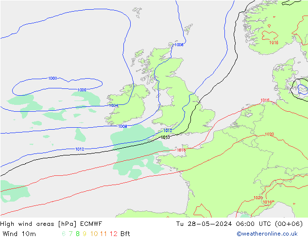 Sturmfelder ECMWF Di 28.05.2024 06 UTC