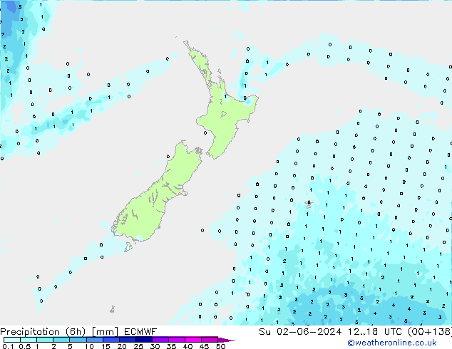 opad (6h) ECMWF nie. 02.06.2024 18 UTC