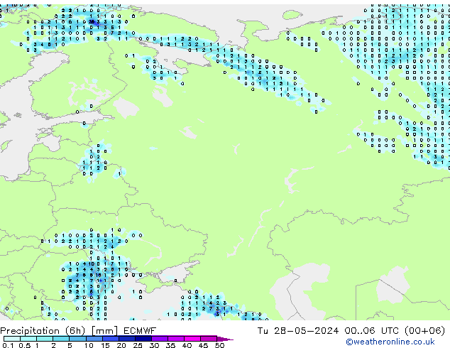 Z500/Rain (+SLP)/Z850 ECMWF mar 28.05.2024 06 UTC