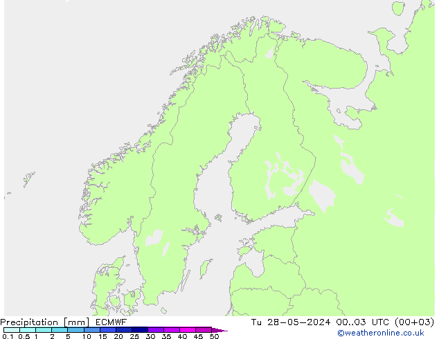 Precipitación ECMWF mar 28.05.2024 03 UTC
