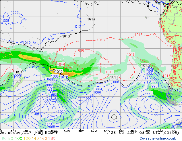 Courant-jet ECMWF mar 28.05.2024 06 UTC