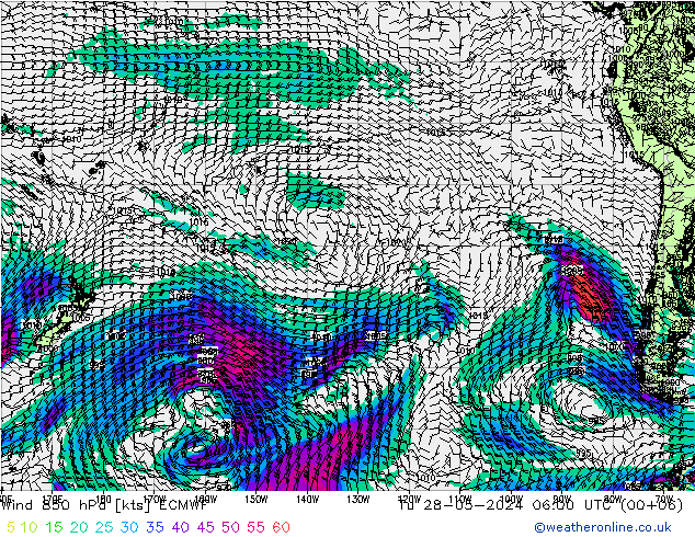  850 hPa ECMWF  28.05.2024 06 UTC