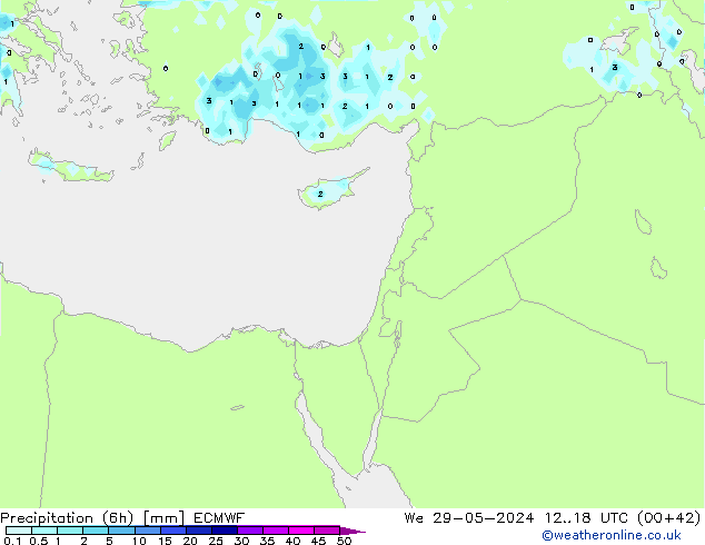 Z500/Rain (+SLP)/Z850 ECMWF Qua 29.05.2024 18 UTC