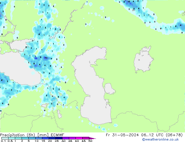 Z500/Rain (+SLP)/Z850 ECMWF ven 31.05.2024 12 UTC