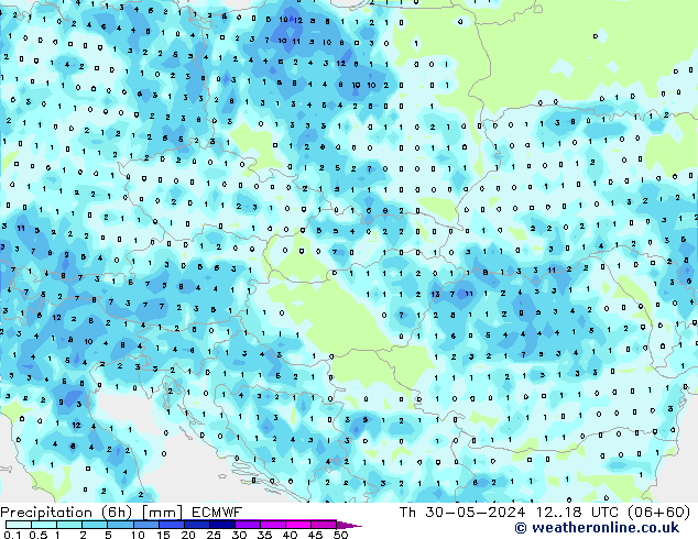 Z500/Rain (+SLP)/Z850 ECMWF Th 30.05.2024 18 UTC