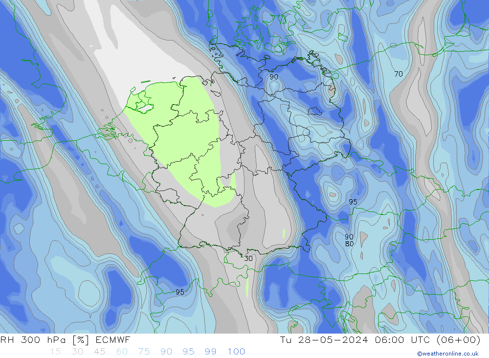 RV 300 hPa ECMWF di 28.05.2024 06 UTC