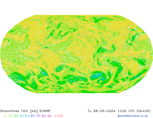 Rüzgar 10m ECMWF Sa 28.05.2024 12 UTC