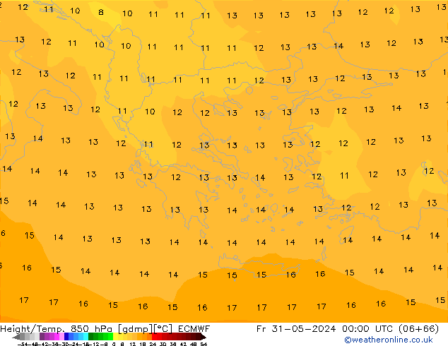 Z500/Rain (+SLP)/Z850 ECMWF пт 31.05.2024 00 UTC