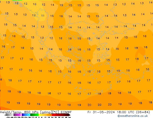 Z500/Rain (+SLP)/Z850 ECMWF  31.05.2024 18 UTC