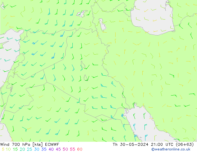  700 hPa ECMWF  30.05.2024 21 UTC