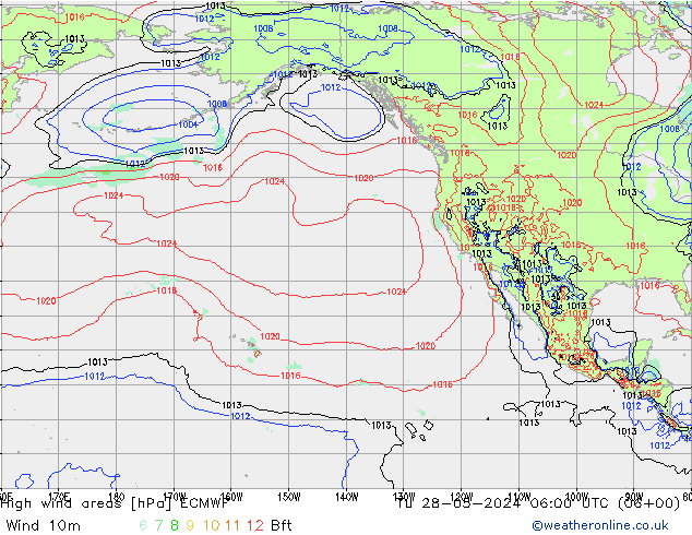 High wind areas ECMWF Tu 28.05.2024 06 UTC