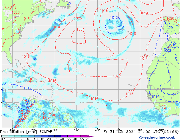 precipitação ECMWF Sex 31.05.2024 00 UTC