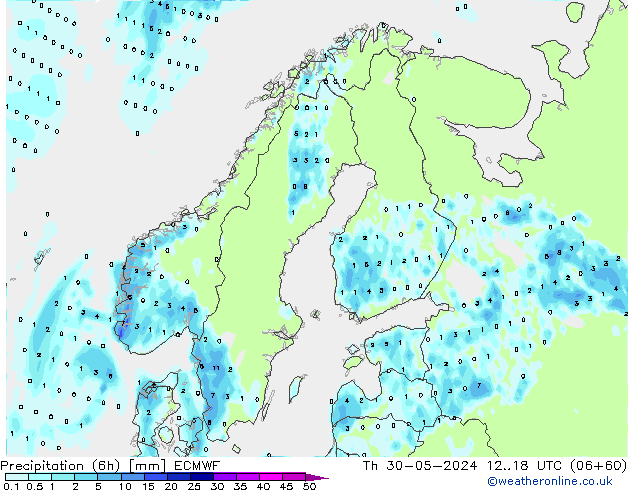 Z500/Regen(+SLP)/Z850 ECMWF do 30.05.2024 18 UTC