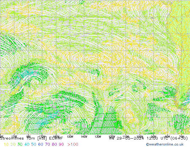 Rüzgar 10m ECMWF Çar 29.05.2024 12 UTC
