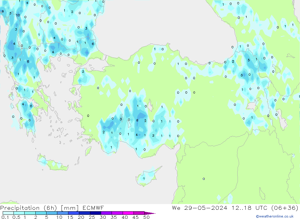 Z500/Rain (+SLP)/Z850 ECMWF mer 29.05.2024 18 UTC