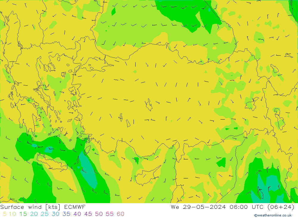  10 m ECMWF  29.05.2024 06 UTC