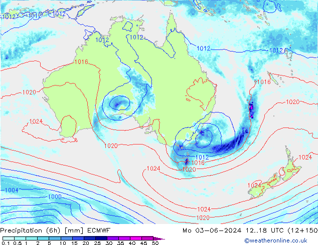 Z500/Rain (+SLP)/Z850 ECMWF Seg 03.06.2024 18 UTC