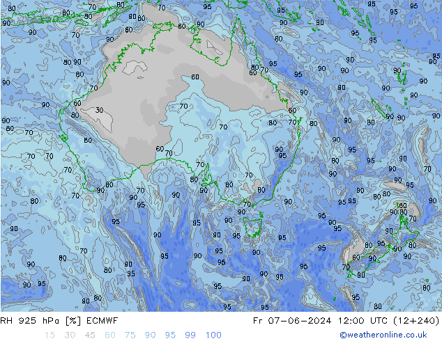 RH 925 hPa ECMWF Pá 07.06.2024 12 UTC