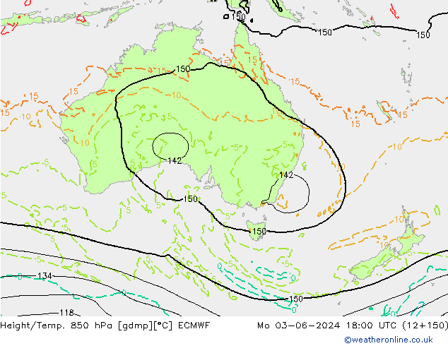 Z500/Rain (+SLP)/Z850 ECMWF Seg 03.06.2024 18 UTC