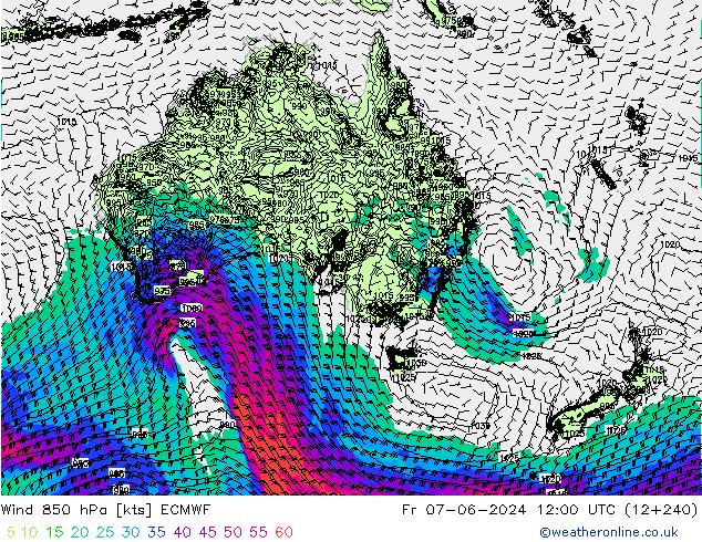  850 hPa ECMWF  07.06.2024 12 UTC