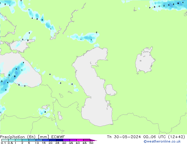 Z500/Rain (+SLP)/Z850 ECMWF Th 30.05.2024 06 UTC