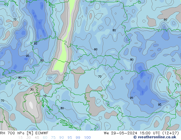 RV 700 hPa ECMWF wo 29.05.2024 15 UTC